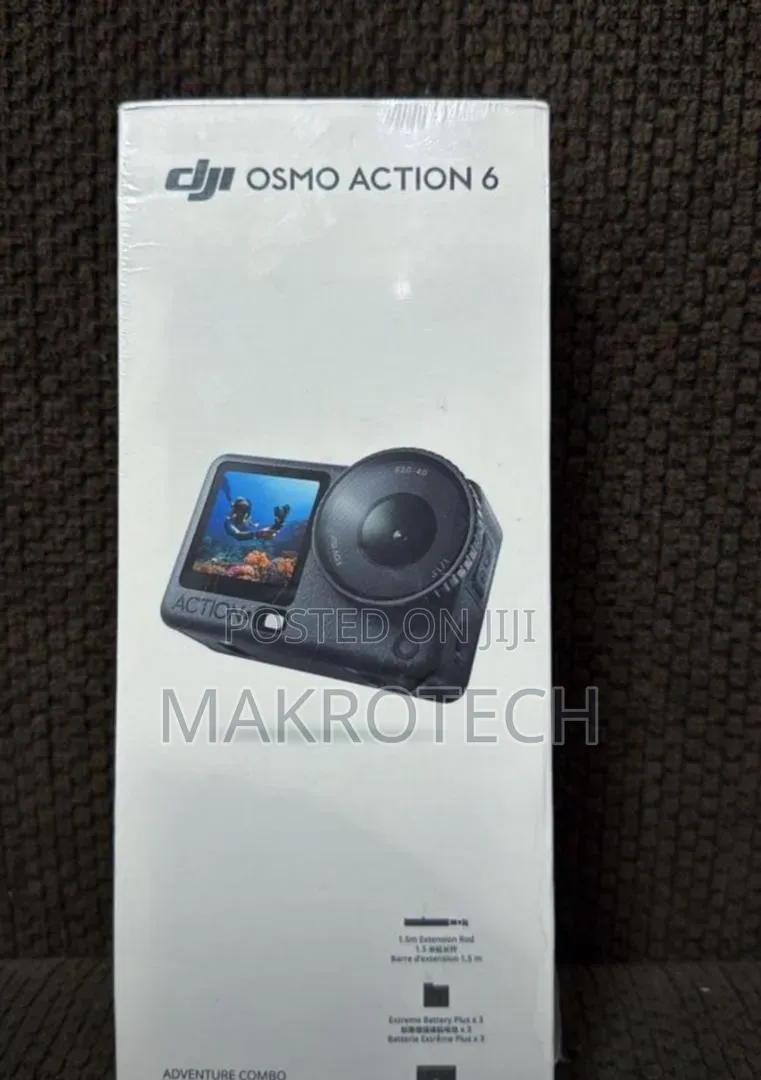 Dji Osmo Action 6 Enhanced Combo, Action Camera With 1/1.1′′ Square