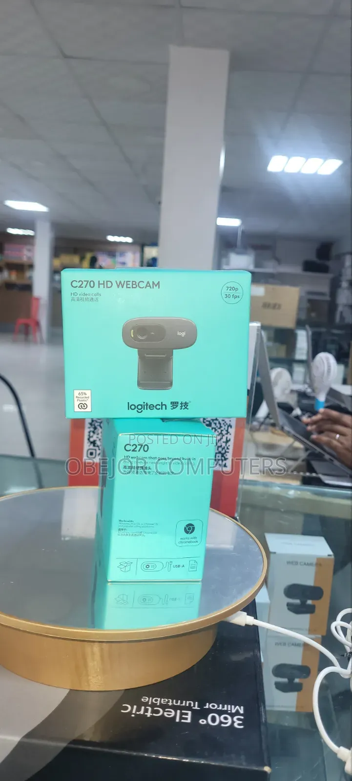 Logitech C270 Hd Webcam Hd 720p Video Calls With Dfov