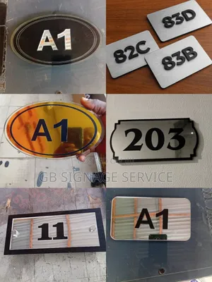 Classic Door Number Signage