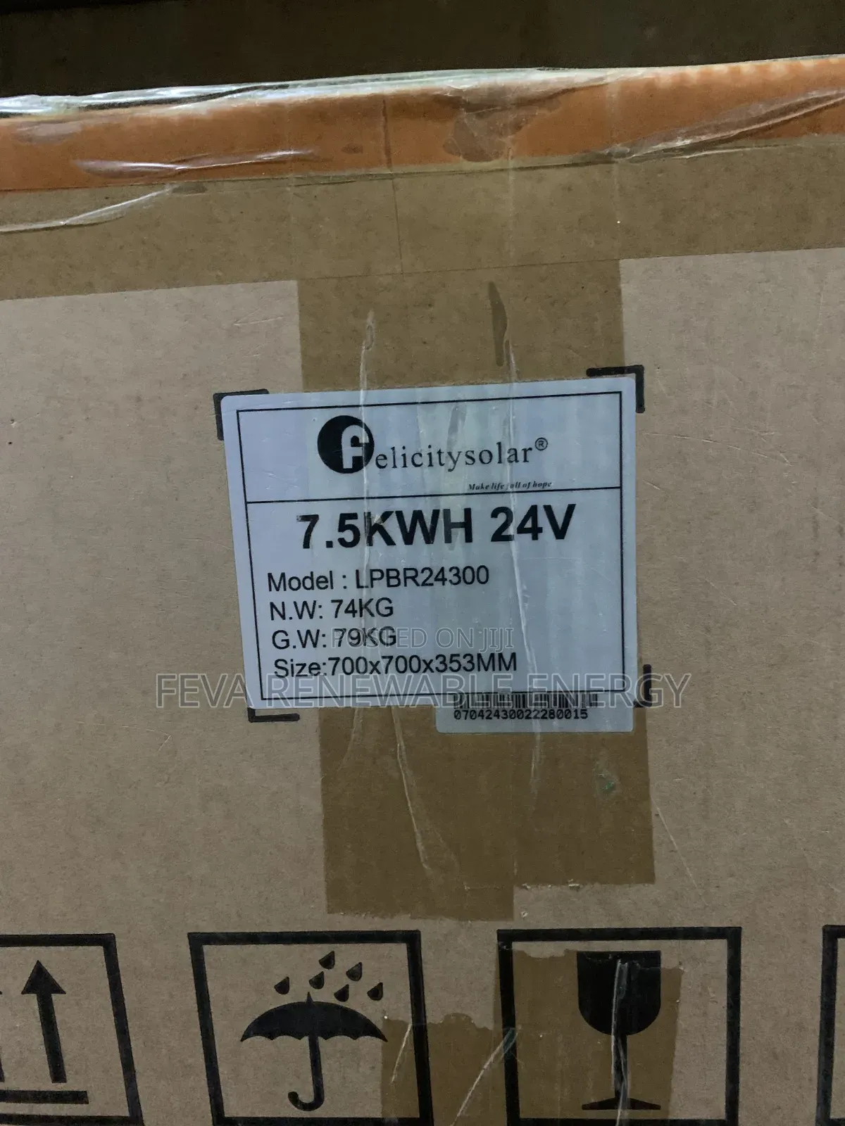 Felicity 7.5kwh 24v Lithium Battery