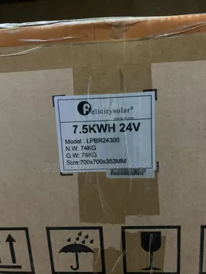 Felicity 7.5kwh 24v Lithium Battery