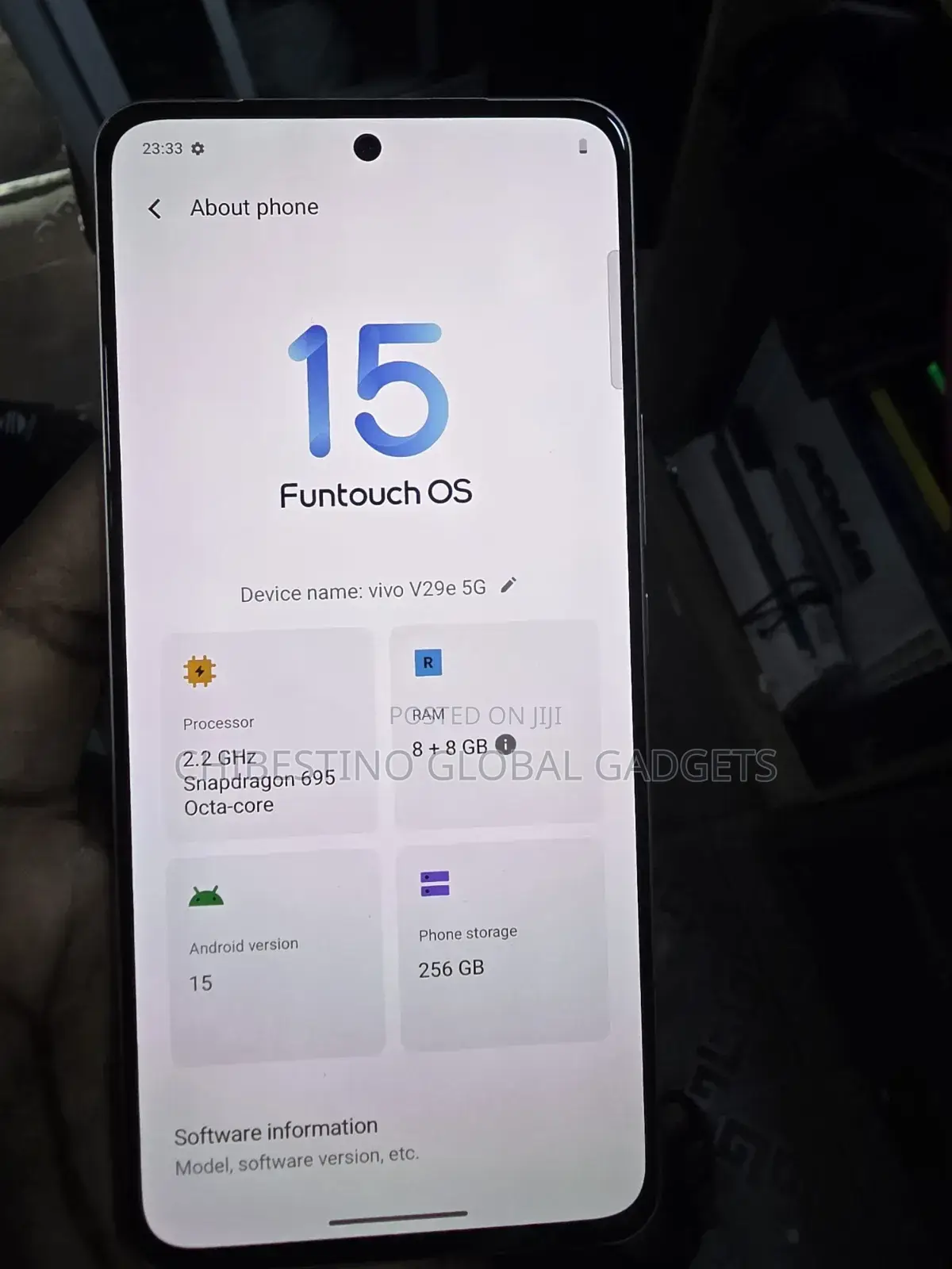 Vivo V29e 5G 256 GB Blue