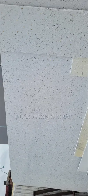 White Spotted Gold Quartz Slabs