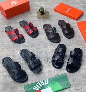 High Italian Leather Slippers