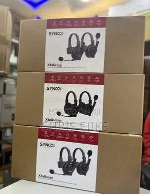 Synco Stalk Xpro5 9-person Duplex Wireless Intercom Headset System