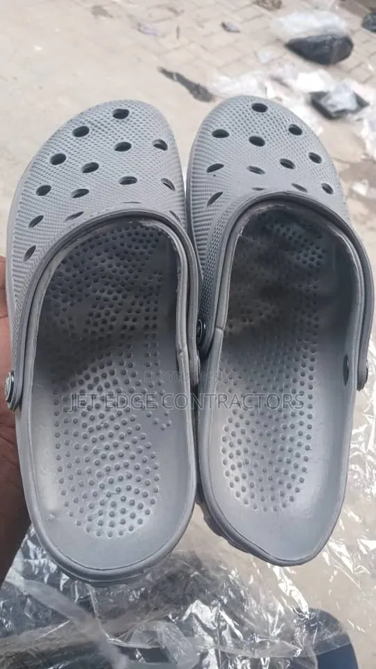 Gray Coloured Crocs