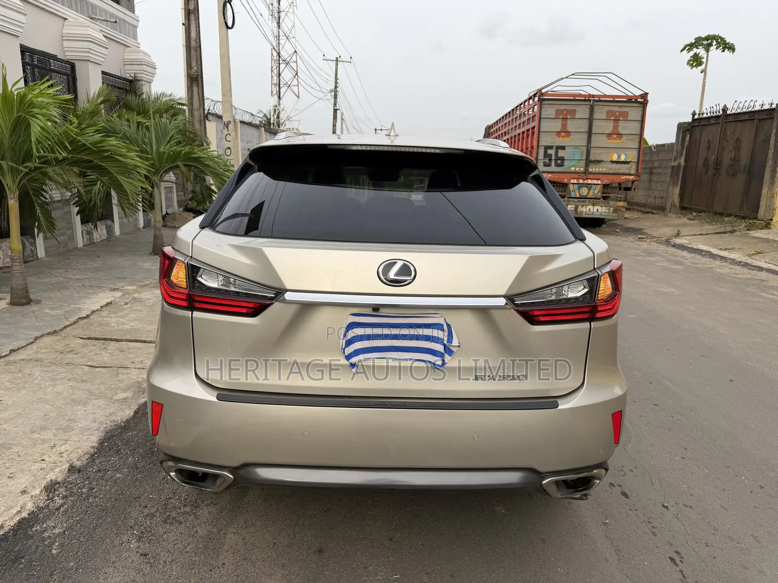 Lexus RX 2017 Gold