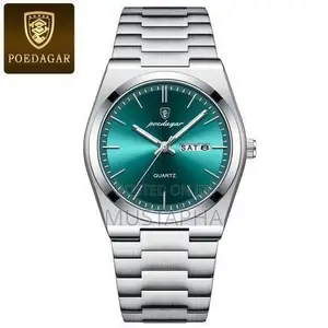 Poedagar Men's Wristwatch Fashion Business Luminescent Green