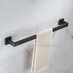 Square Toilet Black Hanger