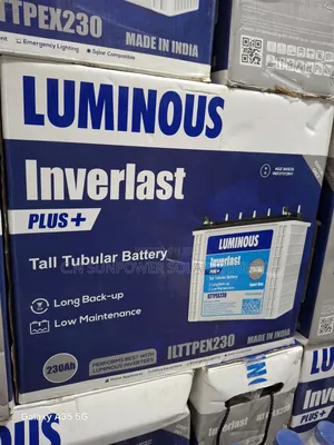 230ahs/12v Luminous Tubular Technology Battery