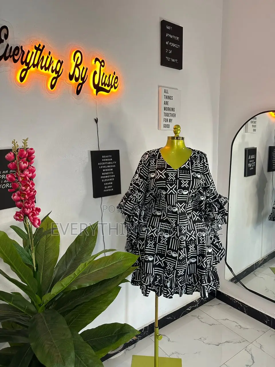 Ruffle Ankara Bubu