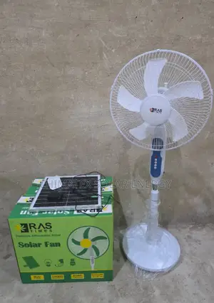 Ras Time 16-Inch Rechargeable Solar Pedestal Fan Very Much Affordable