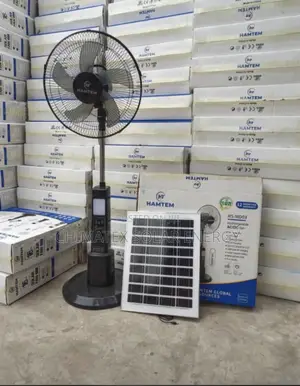 Hamtem Hs-Md03 Rechargeable Ac/Dc Pedestal Fan Very Much Affordable