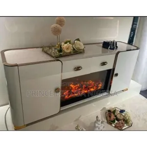 Television Stand With Fire Place