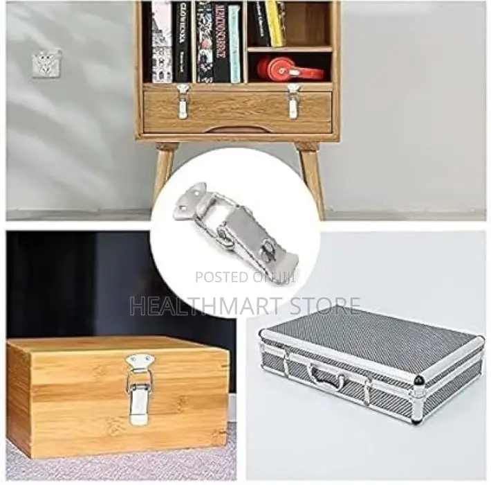 Stainless Steel Spring Loaded Toggle Latch Clamp Clip Lock 2pcs