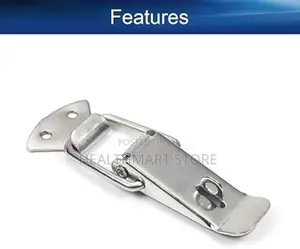 Stainless Steel Spring Loaded Toggle Latch Clamp Clip Lock 2pcs