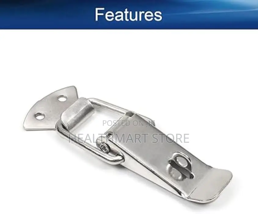 Stainless Steel Spring Loaded Toggle Latch Clamp Clip Lock 2pcs