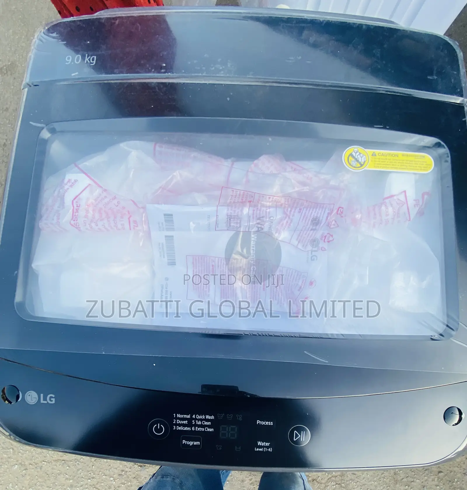 Lg 9kg Top Loader Automatic Wash and Spin Washing Machine