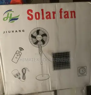 16-Inch Jiuhang Solar-Powered Standing Fan Very Much and Affordable