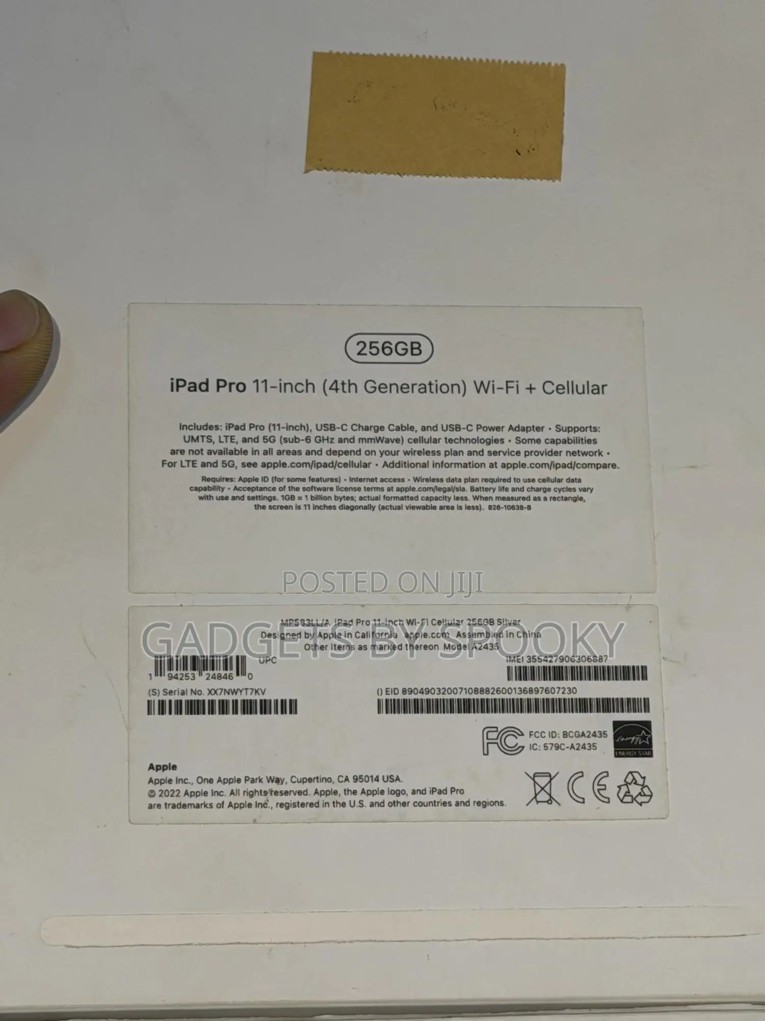 Apple iPad Pro 11 (2022) 256 GB Silver
