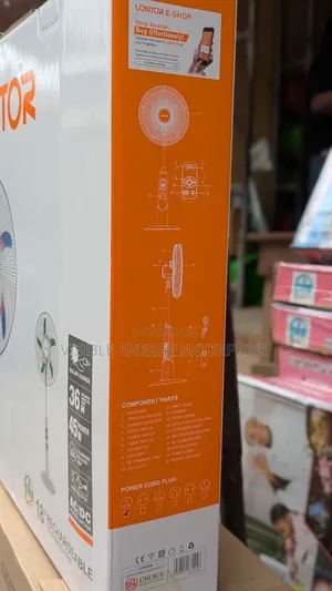 Lontor 18" Rechargeable Standing Fan