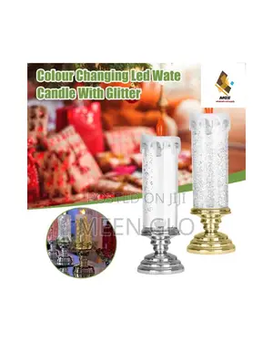 Unique Rotating Glittering Candle