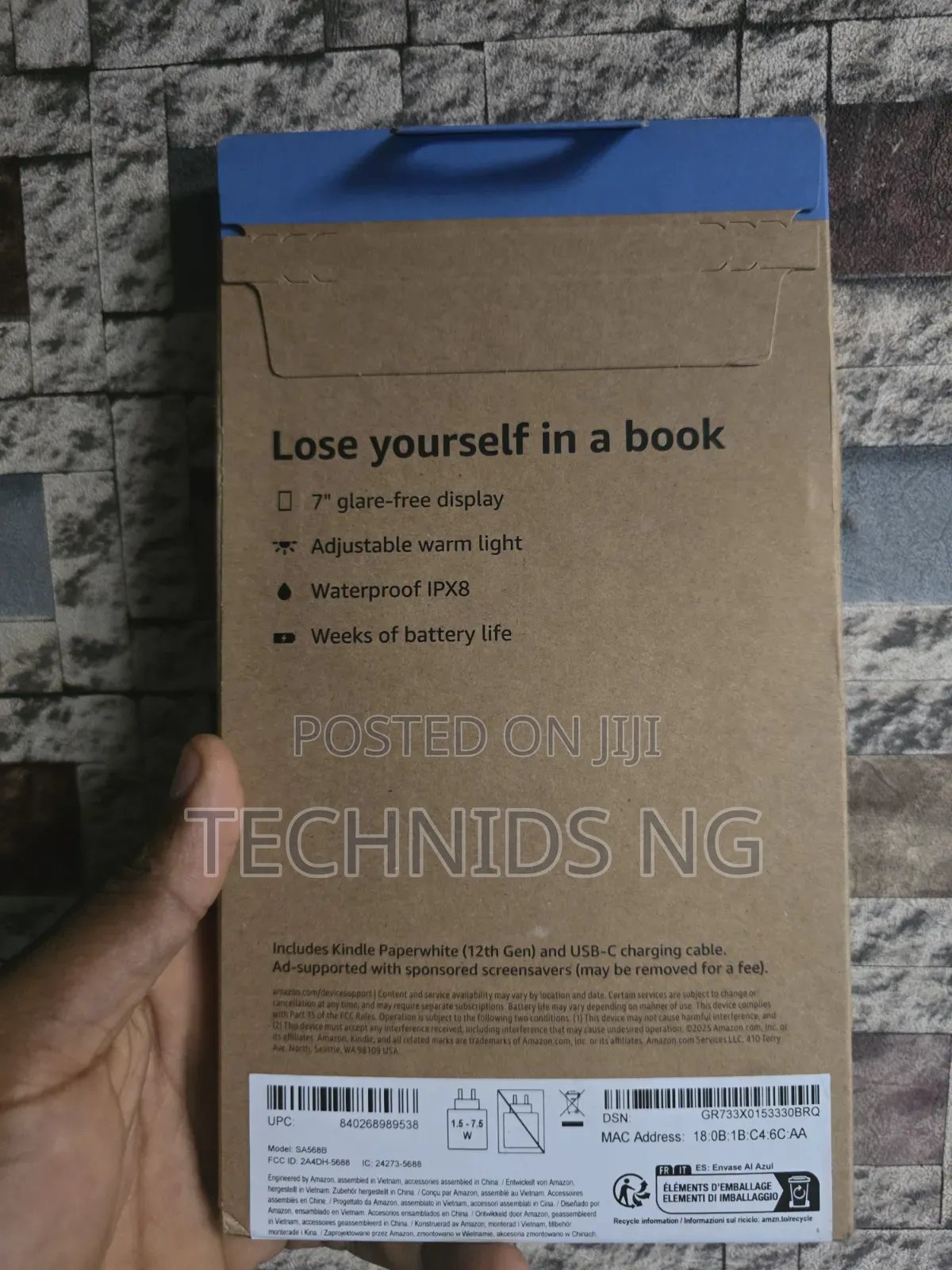 New Amazon Kindle Paperwhite 16 GB White