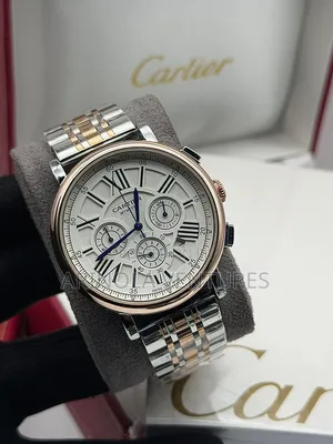 *Cartier Watch* _Chain Strap_ _Active Chronograph
