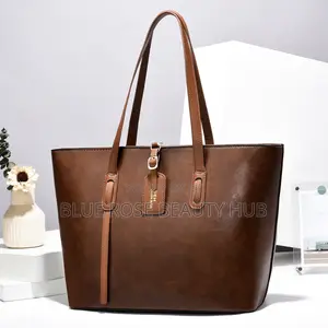 Luxury Leather Tote Bag for Work Everyday Use