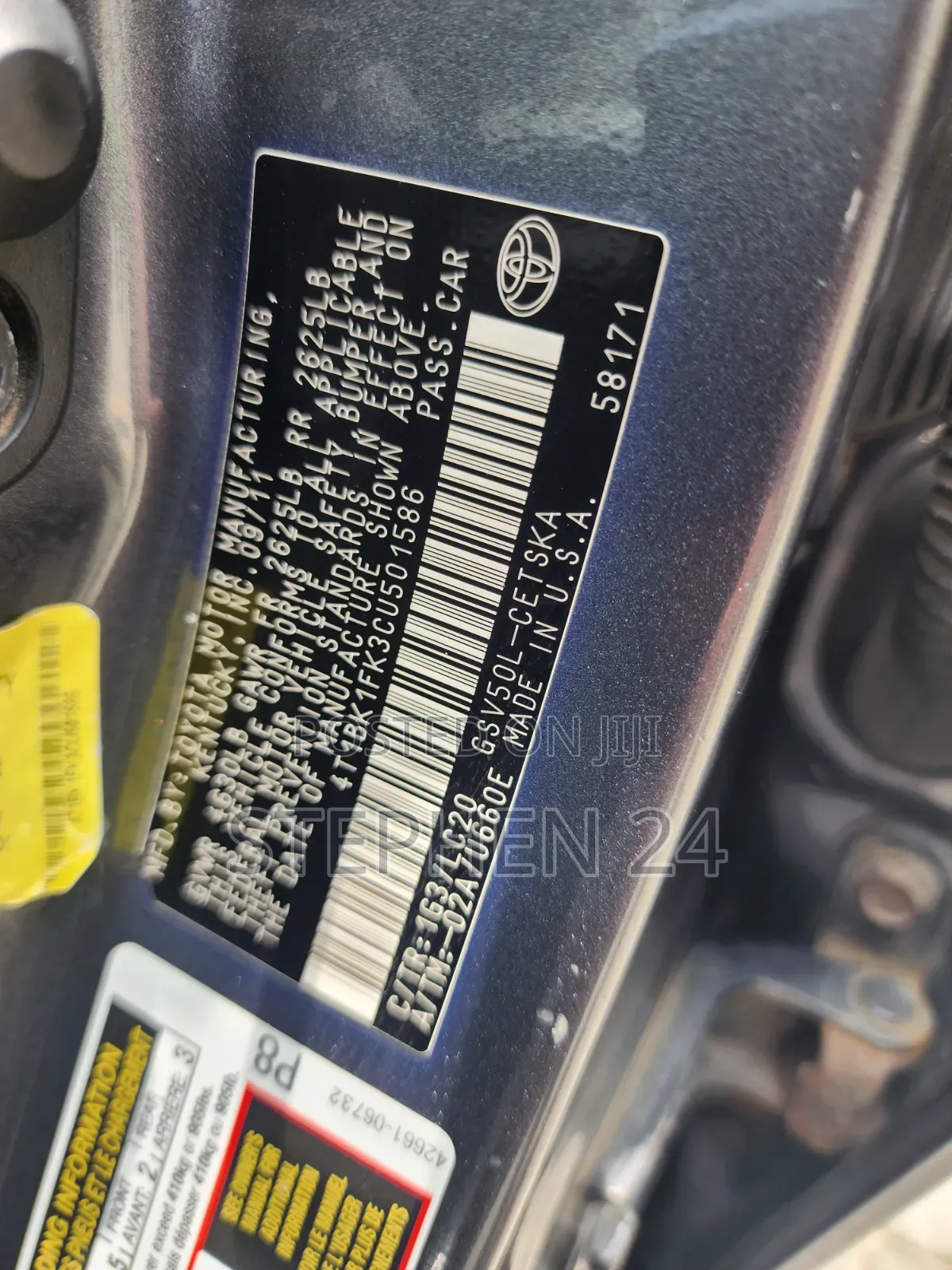 Toyota Camry SE V6 4dr Sedan (3.5L 6cyl 6A) 2012 Gray