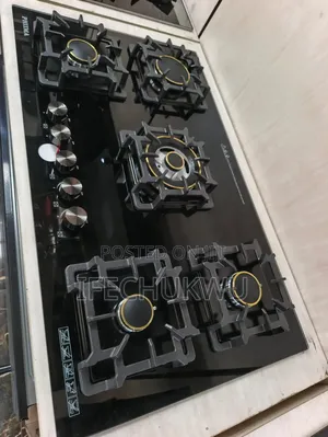 Original Phiima Built-in German Design 5 Burners Gas Cooker Hob Copper