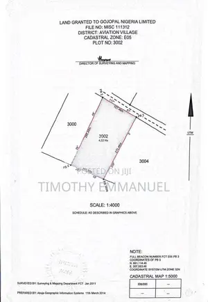 4.23 Hectares Commercial Land for Hotel by Nigerian Immigration Office