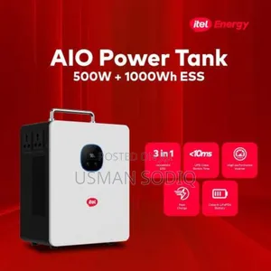 Itel Inverter 500w+1000wh