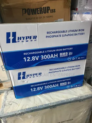 300ah 12v Hyper Power Rechargeable Lithium Ion Battery