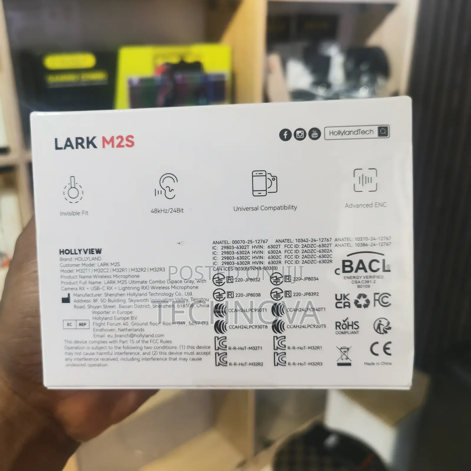 Hollyland Lark M2s Wireless Lavalier Microphone System