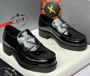 Prada Luxury Patent Leather Designer Men's Shoe