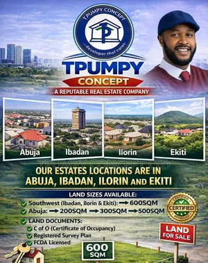 Premium Land Investment| Ibadan, Abuja Ekiti| C of O| Tpumpy Concept