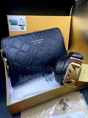 Leather Purse and Belt