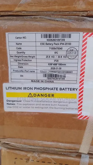 2.5kwh 24v Itel Solar Lithium Ion Battery