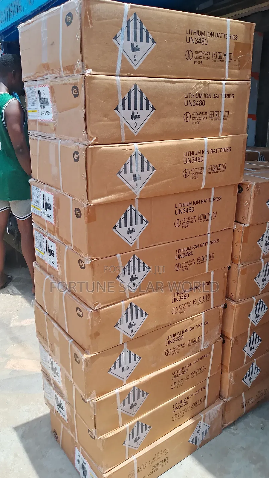 2.5kwh 24v Itel Solar Lithium Ion Battery
