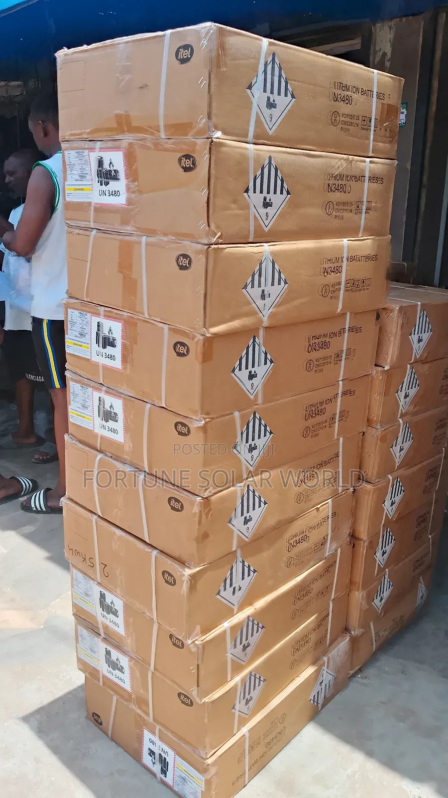 2.5kwh 24v Itel Solar Lithium Ion Battery