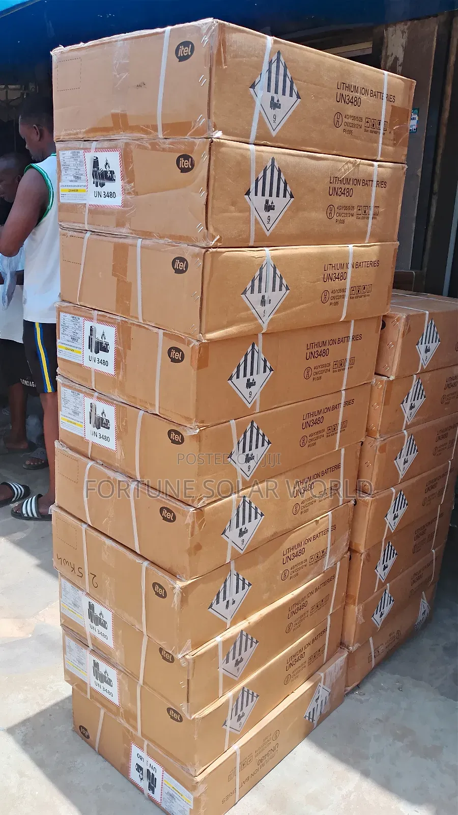 2.5kwh 24v Itel Solar Lithium Ion Battery
