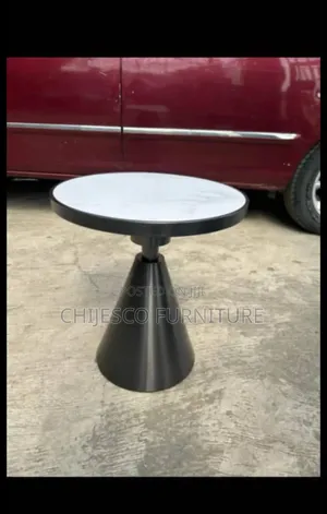 Round Marble Side Stool Table