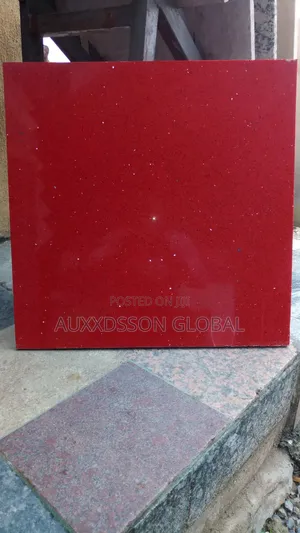 Quality Quartz Tiles 70cm X 70cm X 12mm (Red)