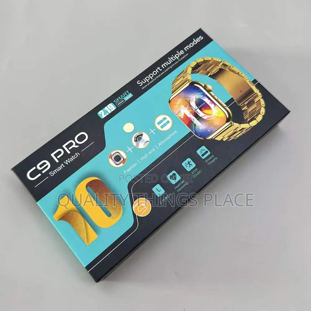 C9pro Gold Bluetooth Smart Watch