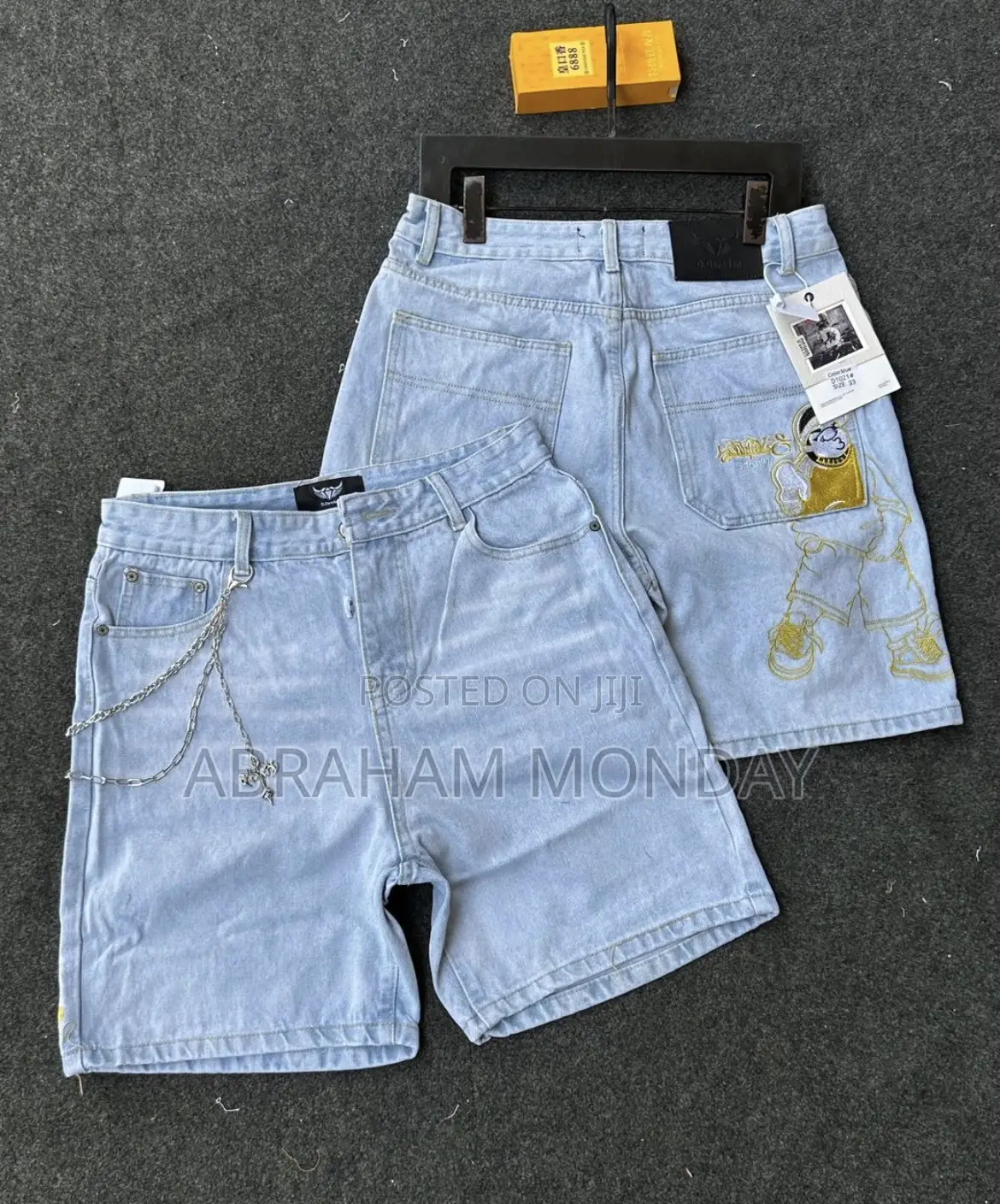 Studded / Rhinestone Denim Shorts