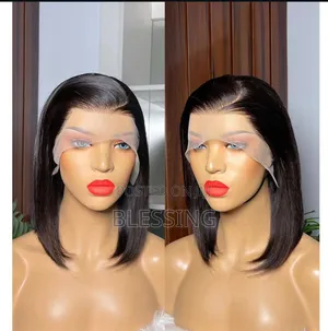 Full Frontal Pure Human Hair Bob 12'inches