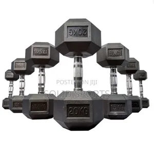 Set of 40 Kg Hexagon Dumbbells (20kg X 2 =40kg)