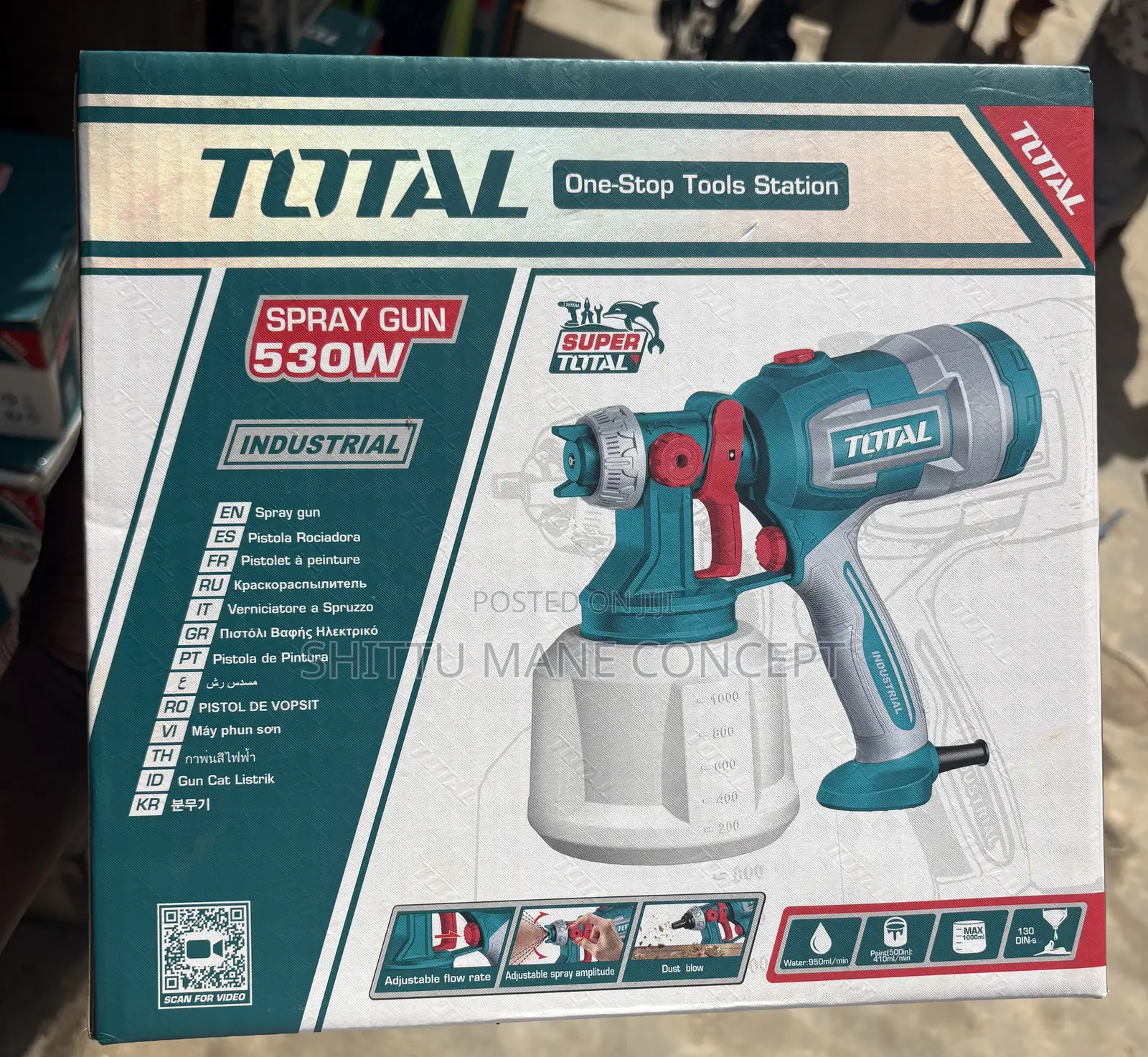 Eletric Spray Gun 530 Watt Total