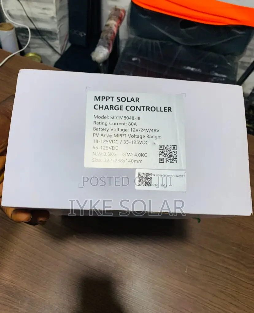 MPPT 80ams Charge Controller